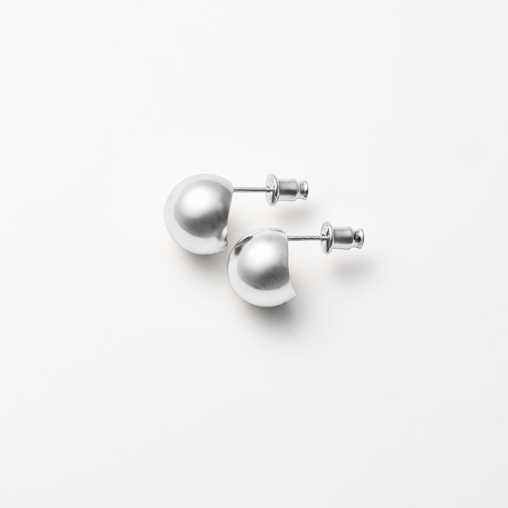 Silver Orb Earring