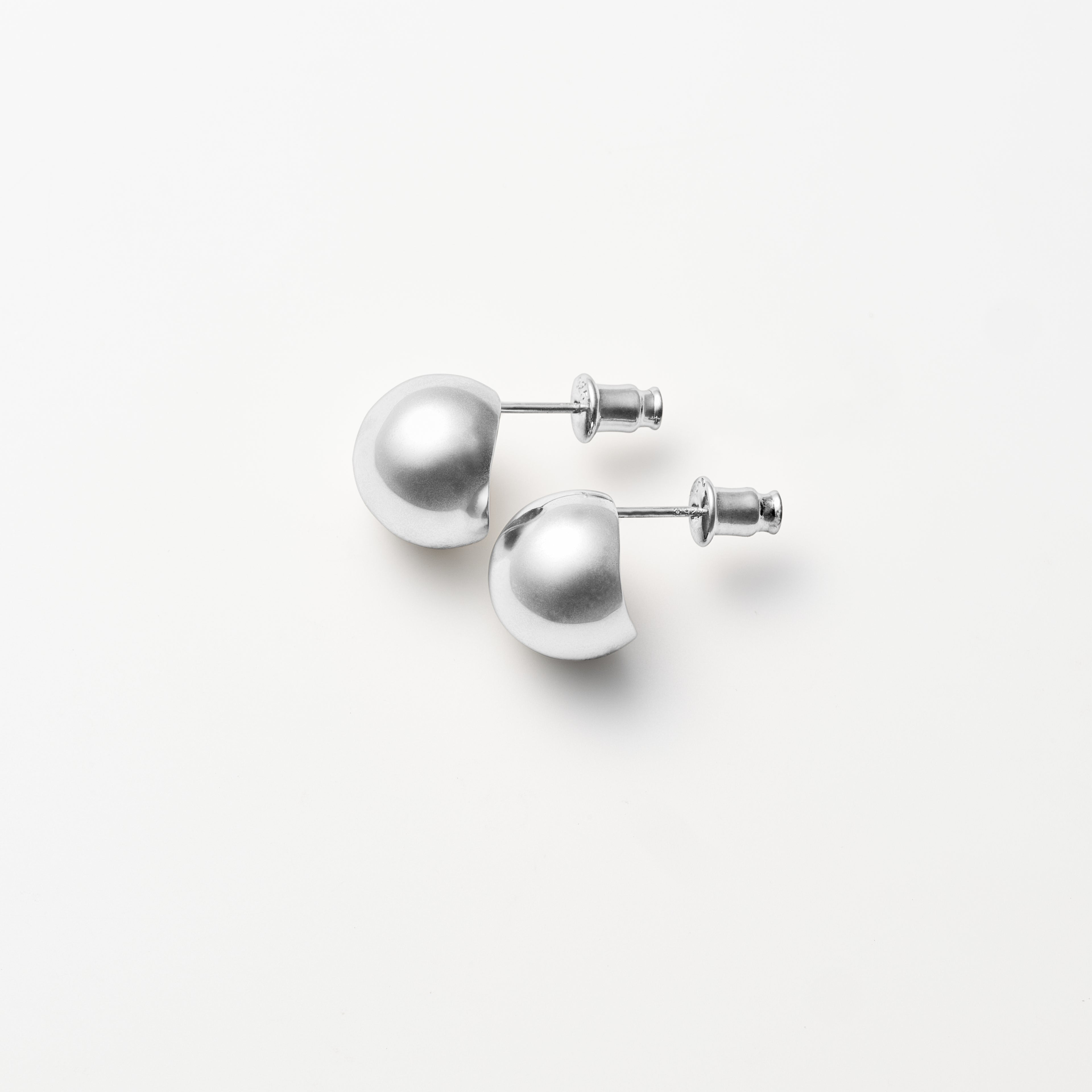 Silver Orb Earring