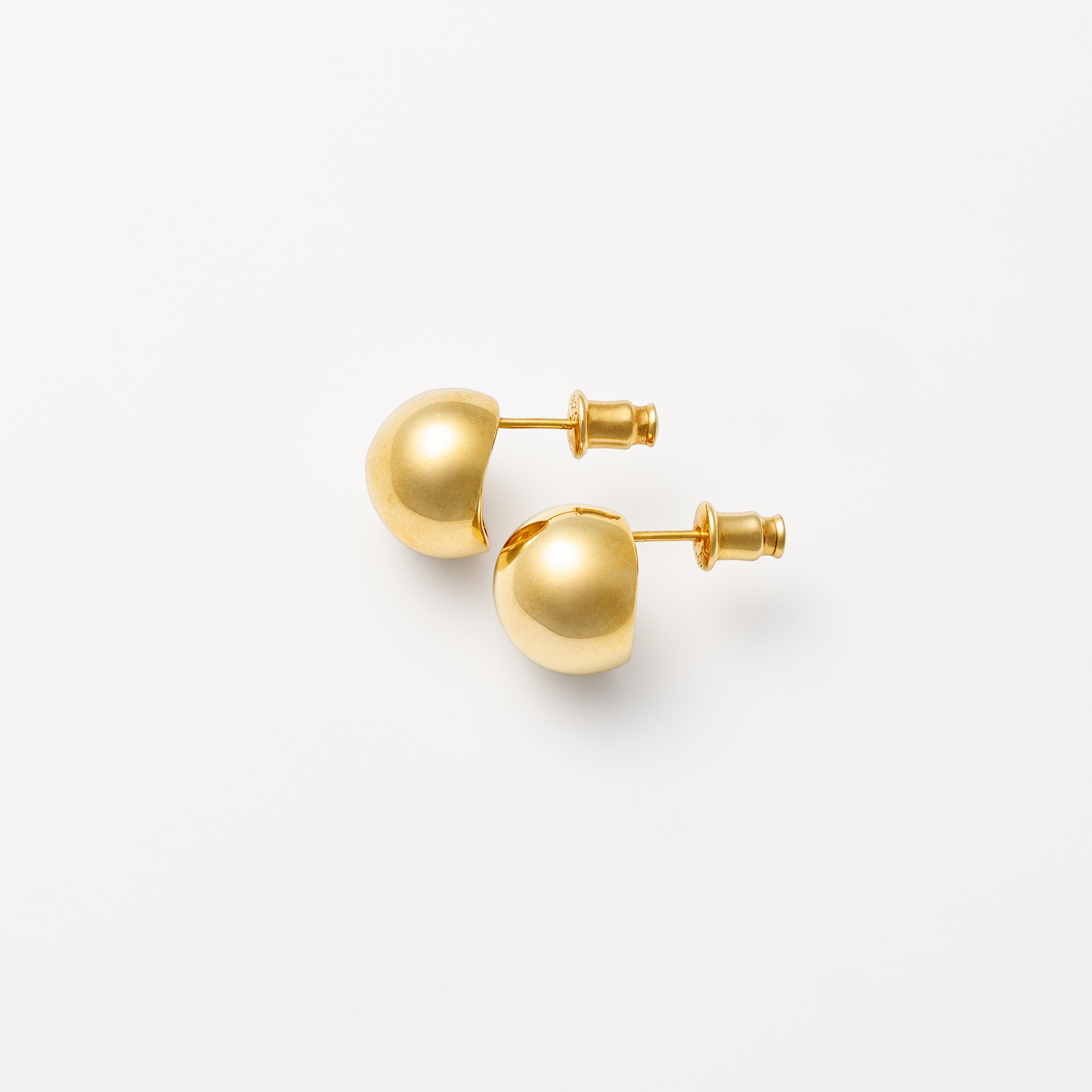 Gold Orb Earring