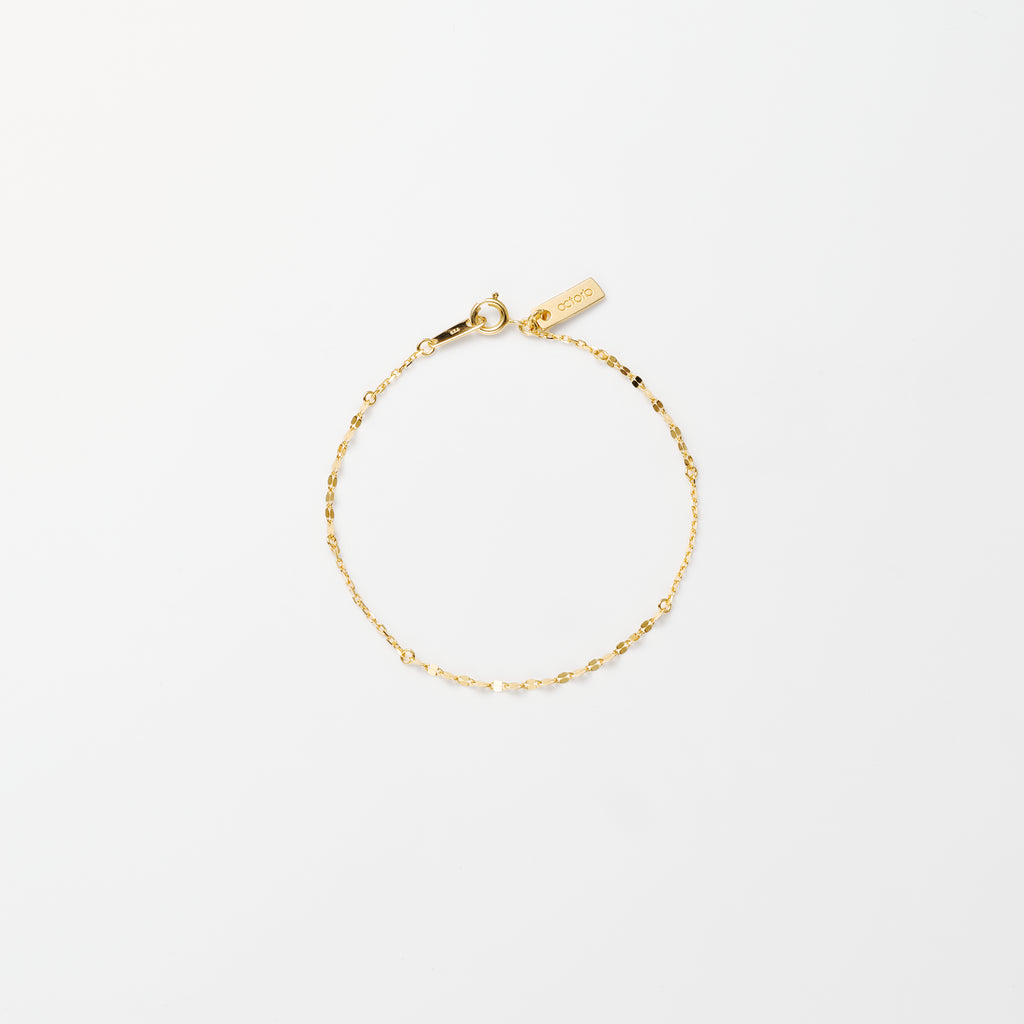 Gold Petal Link Bracelet