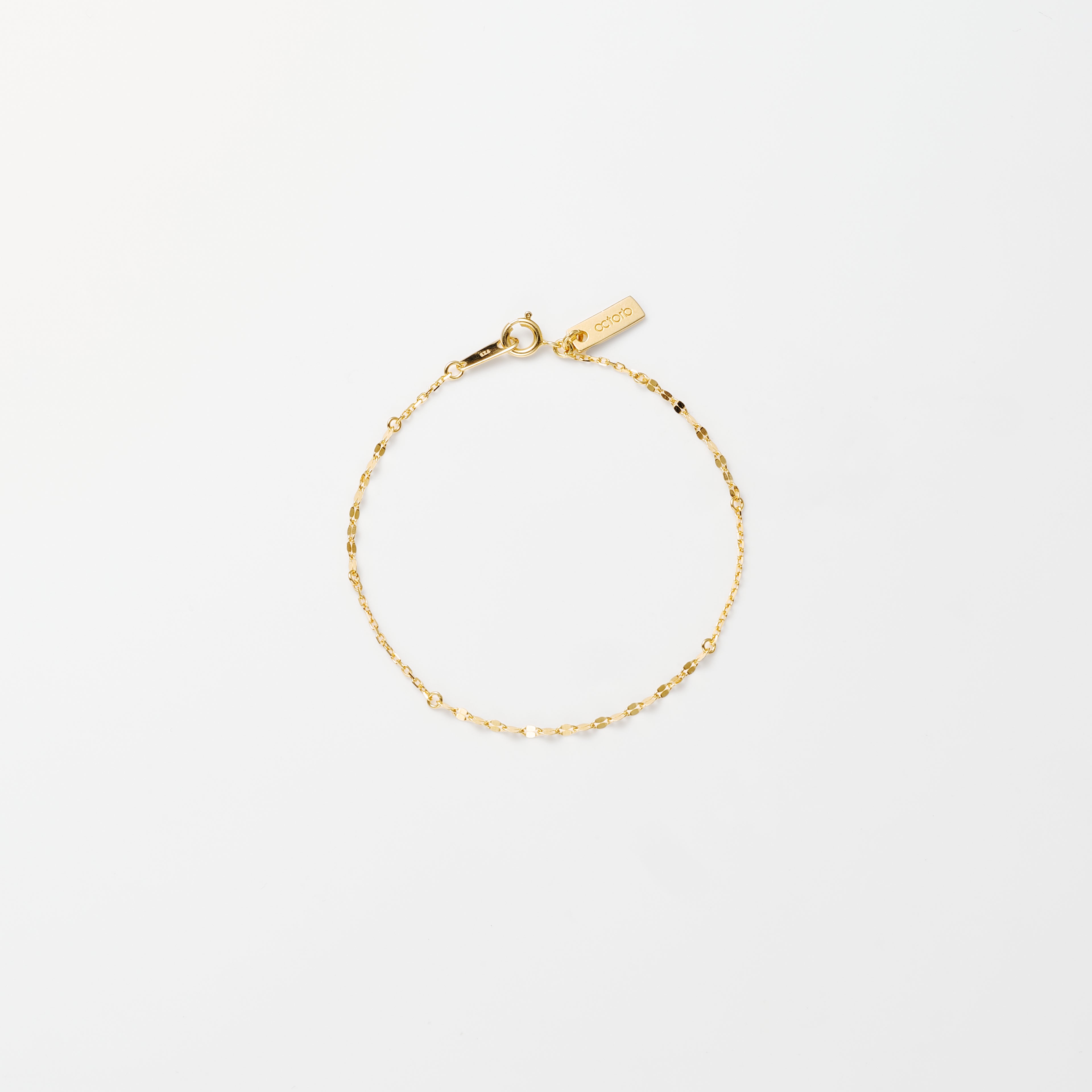 Gold Petal Link Bracelet