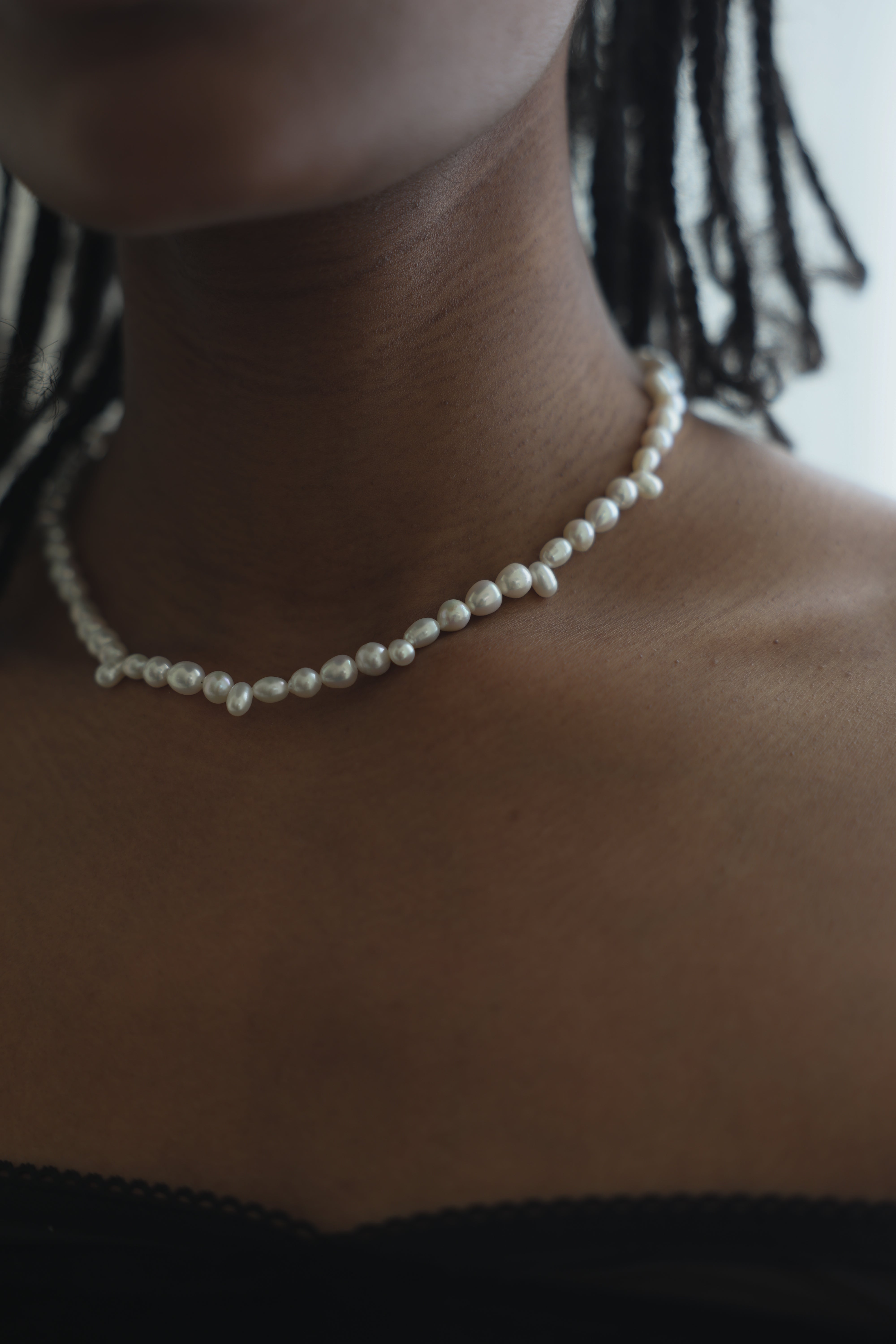 Baroque Pearl Necklace-Silver – octorb