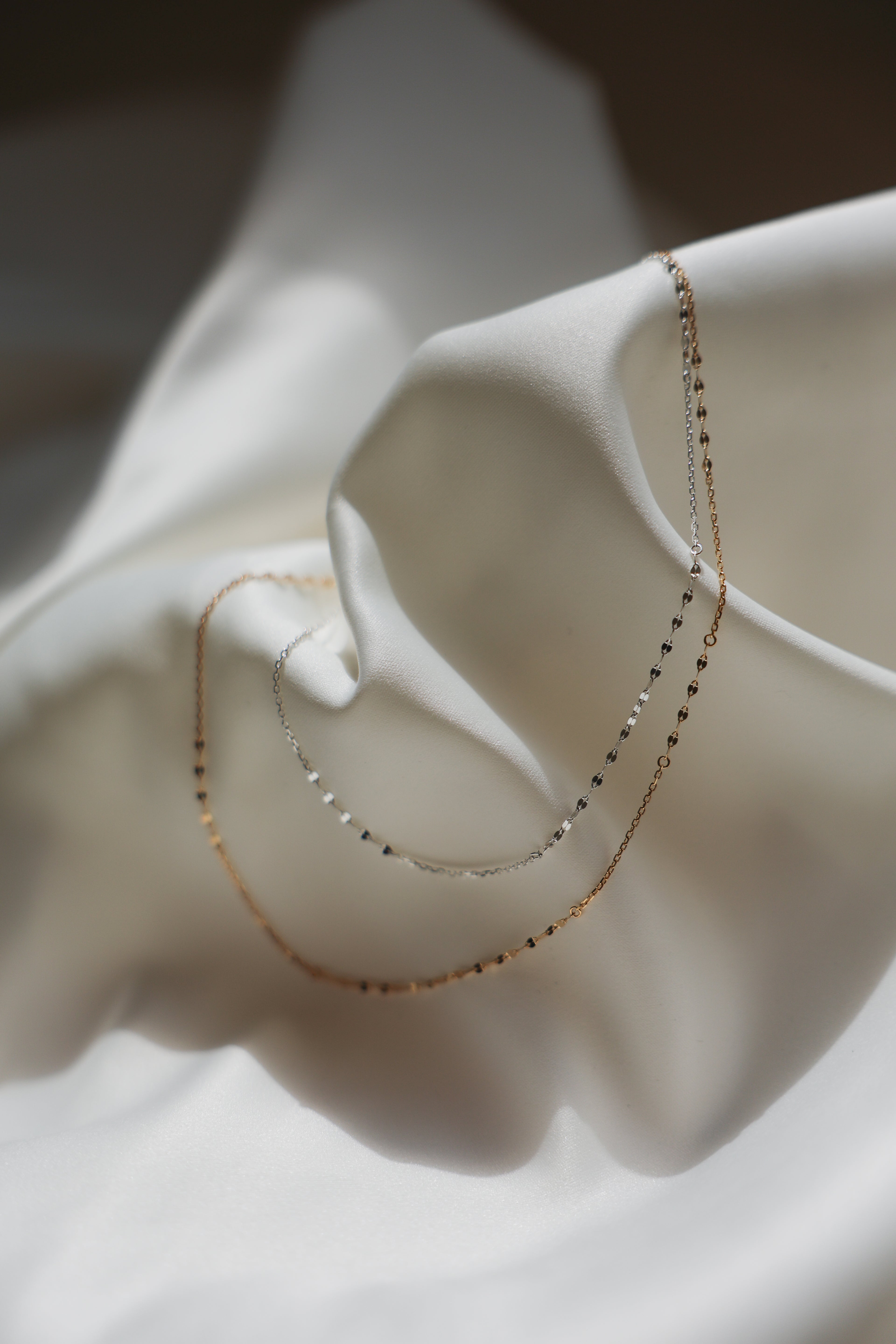 Silver Petal Link Bracelet