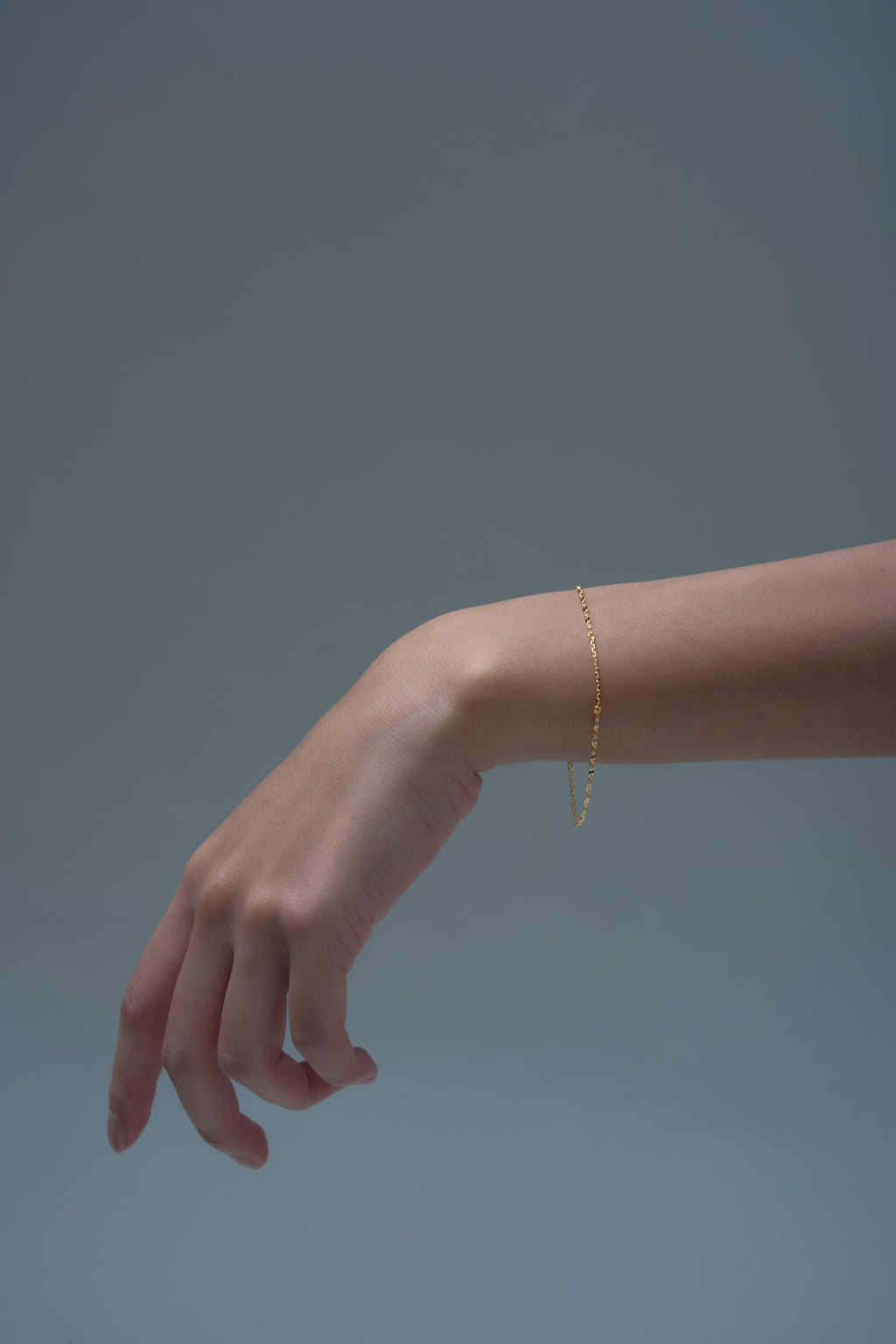 Gold Petal Link Bracelet